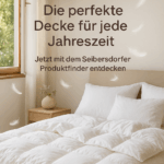 Produktfinder: Die ideale Decke für Sommer, Winter & Ganzjahr