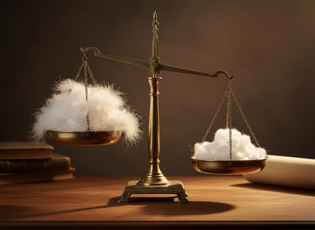 Daune oder Kunstfaser – Welche Bettdecke ist wirklich die bessere Wahl? 1 Daunen vs Kunstfaser